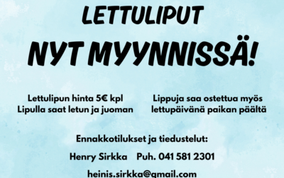 Lettupäivän lettuliput nyt myynnissä!