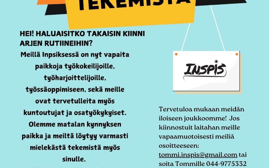 Mielekästä tekemistä